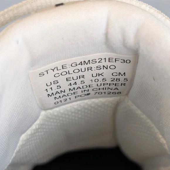 G/FORE MG4+ Spikeless Golf Shoes Men's 11.5 Snow Camo Midsole - Picture 3 of 11